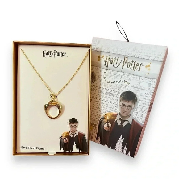 Jewelry - Harry Potter Horcrux‎ Gold Flash Plated Necklace New In Box